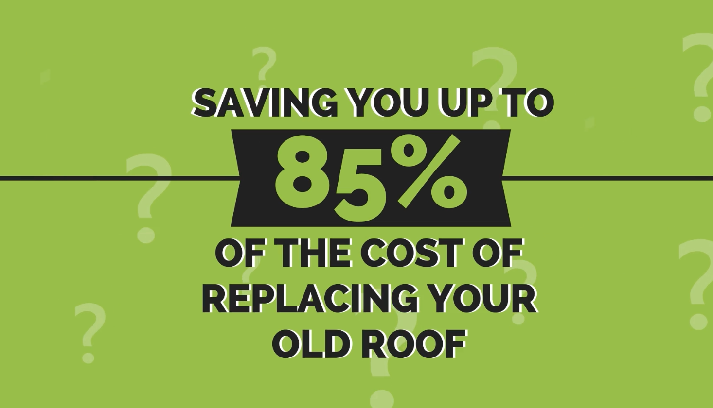 Roof Rescue cost savings graphic